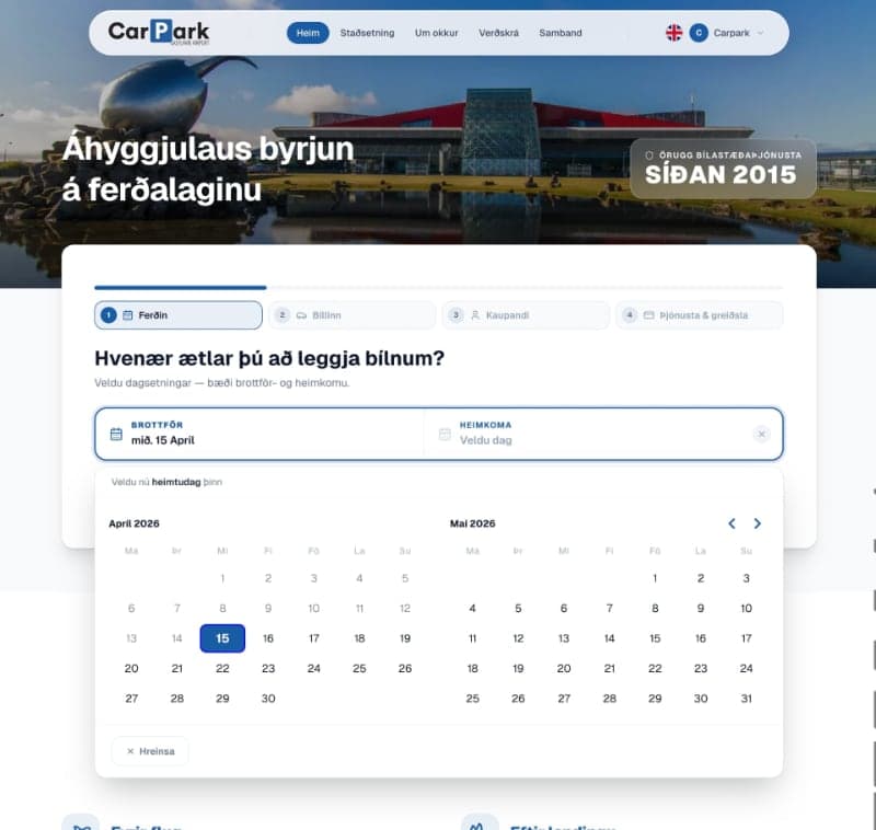 Carpark — Booking System